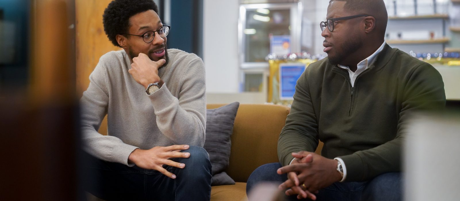 Anthony Bolden and Charles Cammack in conversation